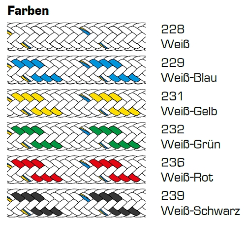 Liros Top-Cruising Farben - Seile Tauwerk